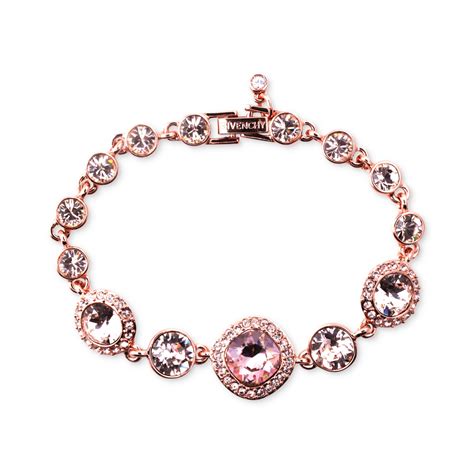 givenchy rose gold and ivory bracelet macys|Givenchy bracelet with Swarovski stones.